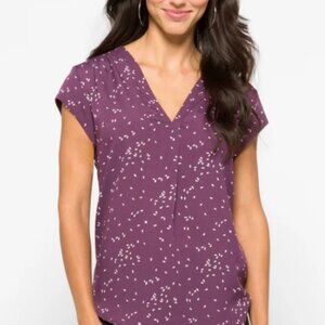 MONDAY FUN Lillian V Neck Blouse